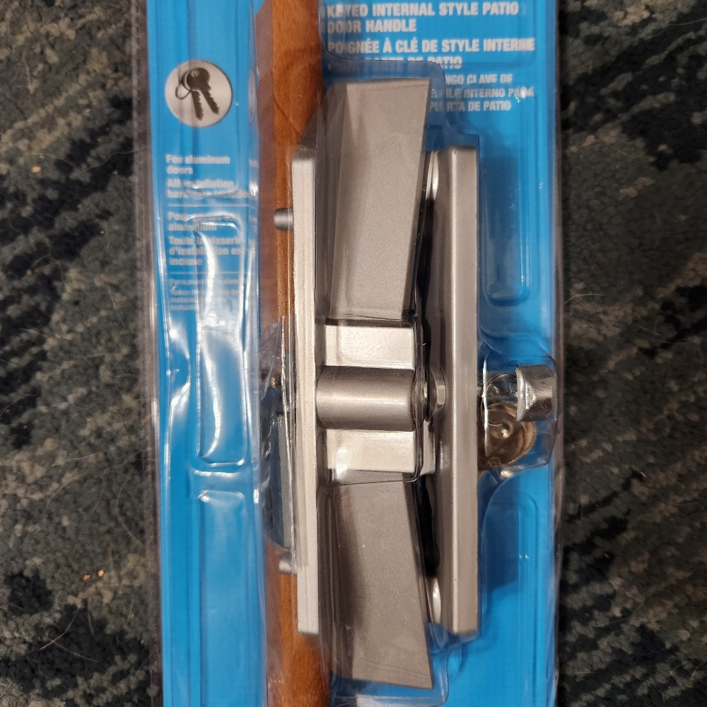 Wright Products VK1104 KEYED Surface Mount Patio Latch, Aluminum